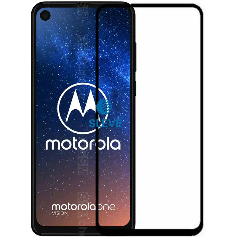 Чехол для Motorola One Vision черный мягкий чехол из ТПУ с закаленным стеклом XT1970|Бамперы|