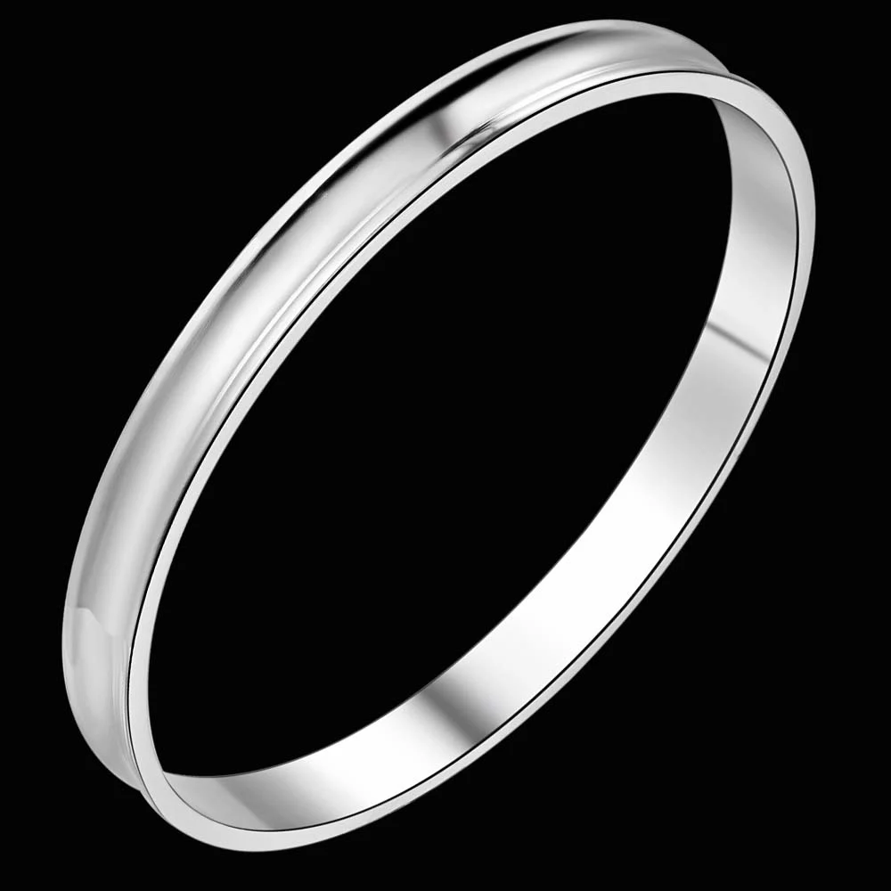 Круглый браслет на руку верхняя рука манжеты для женщин простой Серебрянные