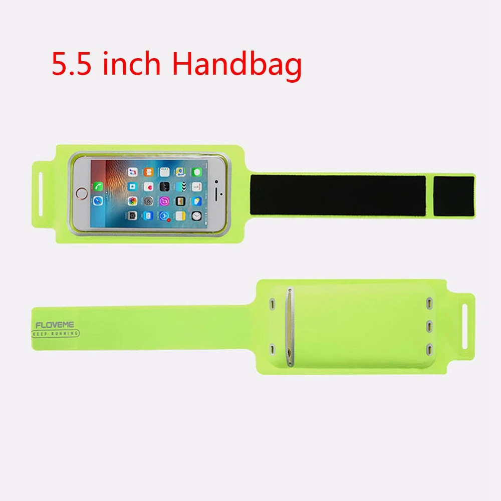 Handbag 5.5 inch FLOVEME 4," нарукавная повязка для iPhone 8 6 6s 7 Спорт нарукавный чехол для телефона 5,5" дюймов бег фитнес повязку для iPhone 8 7 6 6s плюс сумка - Цвет: Handbag 5.5 inch