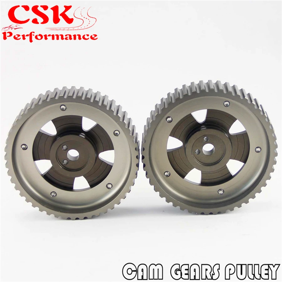 Комплект шкива для Mitsubishi Lancer EVO 1 9 ECLIPSE DSM 4G63 серого цвета 2 шт.|cam gears|pulley kitcam gears pulley |