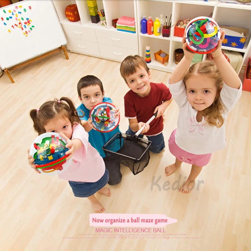 Лабиринт мяч игра головоломка 3D волшебный интеллект Пазлы для Детей Баланс