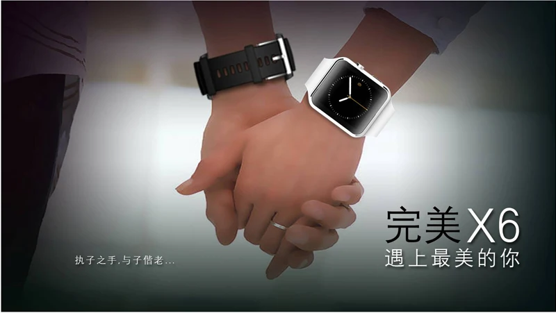 Новый smart watch phone x6 дуги часы smartwatch сим tf поддерживается Bluetooth Часы Для Android ios 1.3 МП