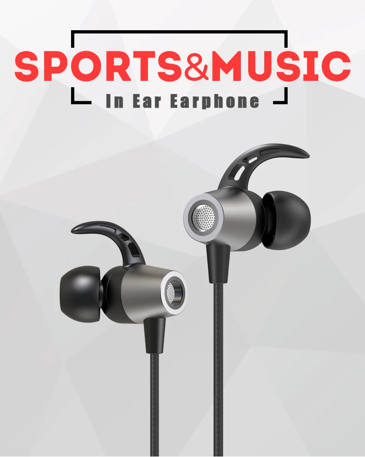 JEELOCK In Ear 3.5 High Sensitivity Wire Sport Earphone with Microphone Metal Subwoofer for Computer PC Gaming Headset Earphone