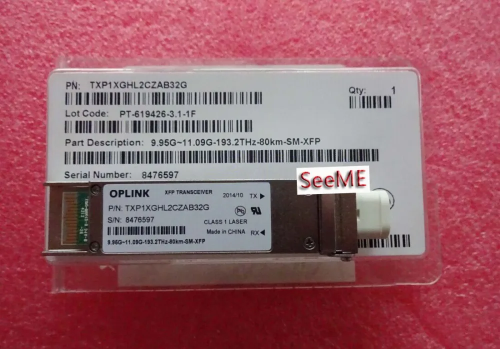

Oplink 1XGHL2CZAB32G, 10G 80KM XFP 1551.72NM