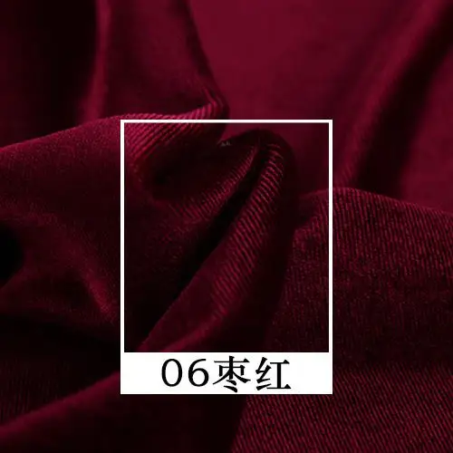 6 red dates 0,5 м Высокое качество корейский вязаный Велюр ткань бархат стрейч ткань для штор мягкие игрушки платье трикотажные ткани Джерси Tissu - Цвет: 6 red dates