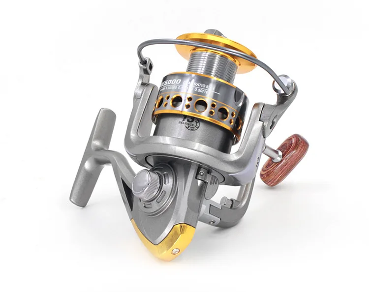 2000-6000 13 Bearings Spinning Fishing Wheel 5.2:1 Speed Ratio Sea Reel Lure Tackle Tools | Спорт и развлечения