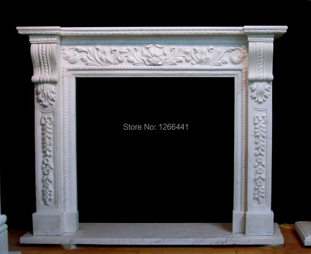 Резная искусственная каминная подставка под заказ в английском стиле |
