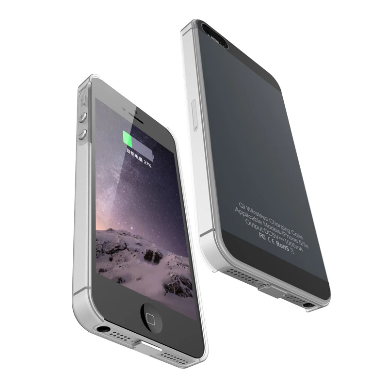

Чехол-приемник для беспроводного зарядного устройства Qi для iPhone 5 5s SE / 6 6s 7, iPhone 6, 6s, 7 Plus