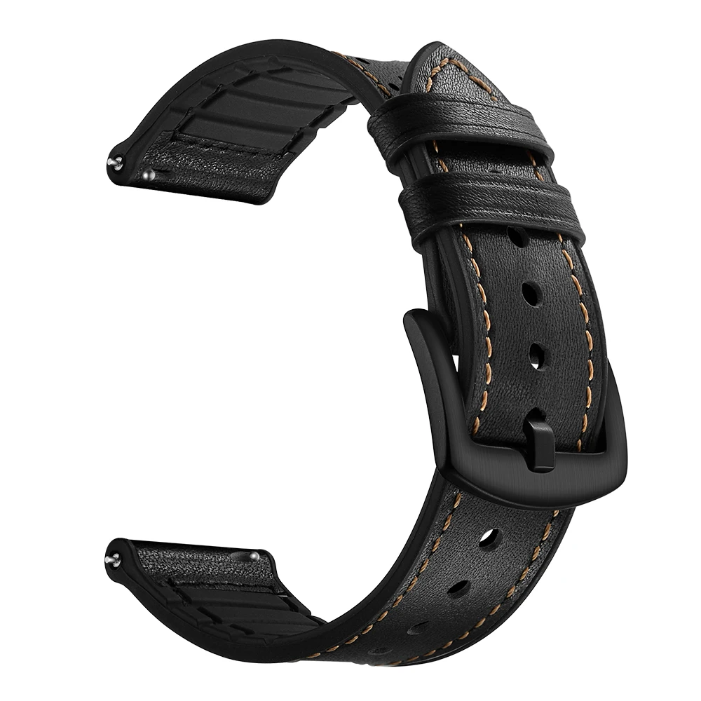Кожаный ремешок для Xiaomi Huami Amazfit PACE Stratos Смарт-часы браслет из натуральной кожи