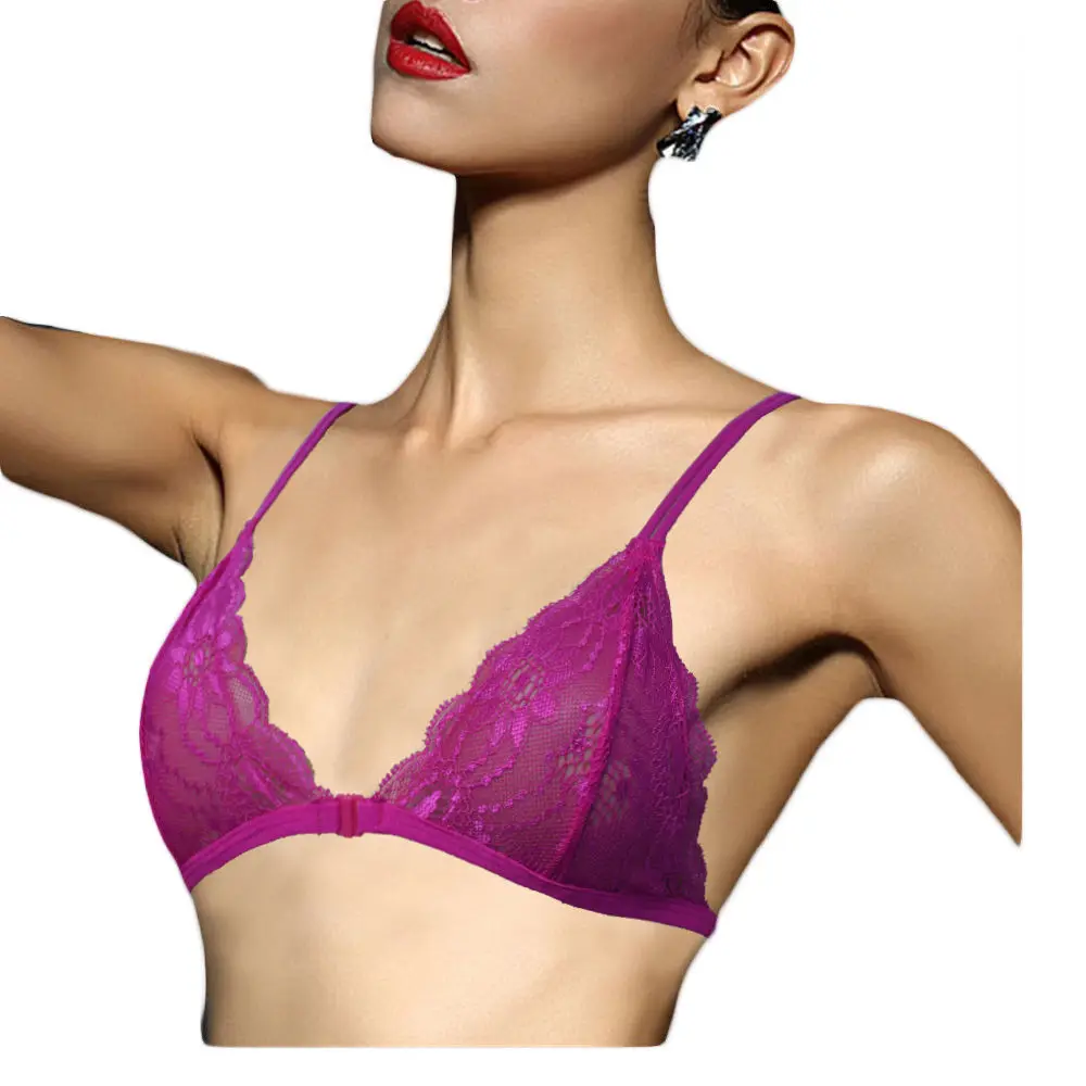 YANDW Новинки для женщин пикантные без косточек белый кружевной бюстгальтер кроп