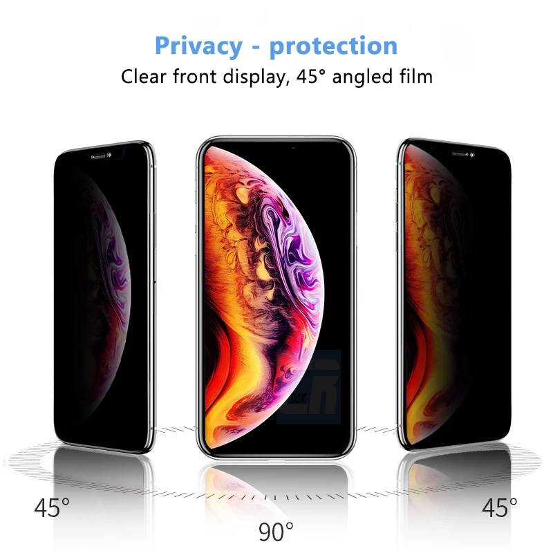 Saving Personal Anti-spy Tempered Glass for iPhone 11 Pro X XR XS MAX Privacy Screen Protector Film for iPhone 8 7 6 6S Plus