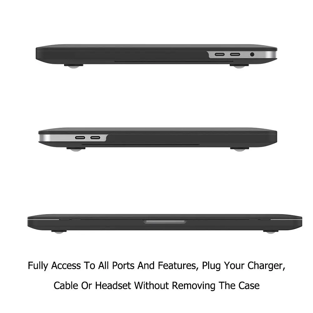 Чехол для ноутбука нового Macbook Air 13 A1932 жесткий прозрачный матовый чехол Carcasa Mac book 3