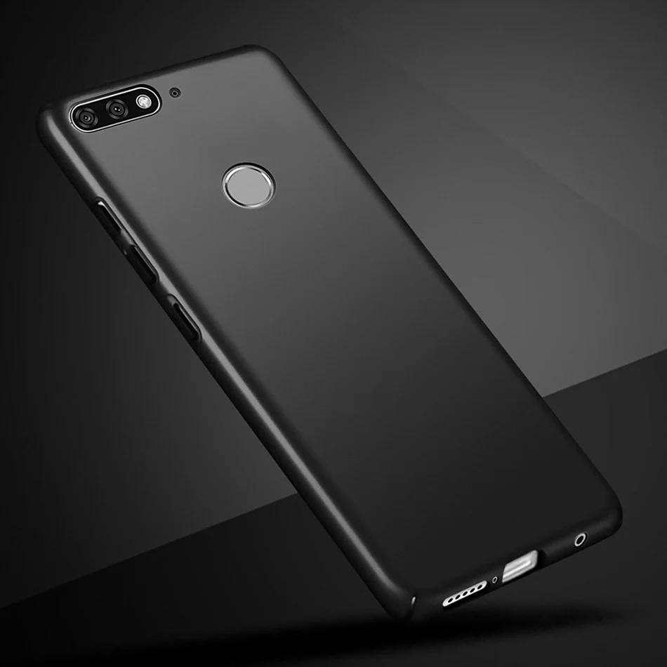 Роскошный Матовый чехол для Huawei Y7 2018 тонкий жесткий пластиковый Prime Y 7 | Мобильные