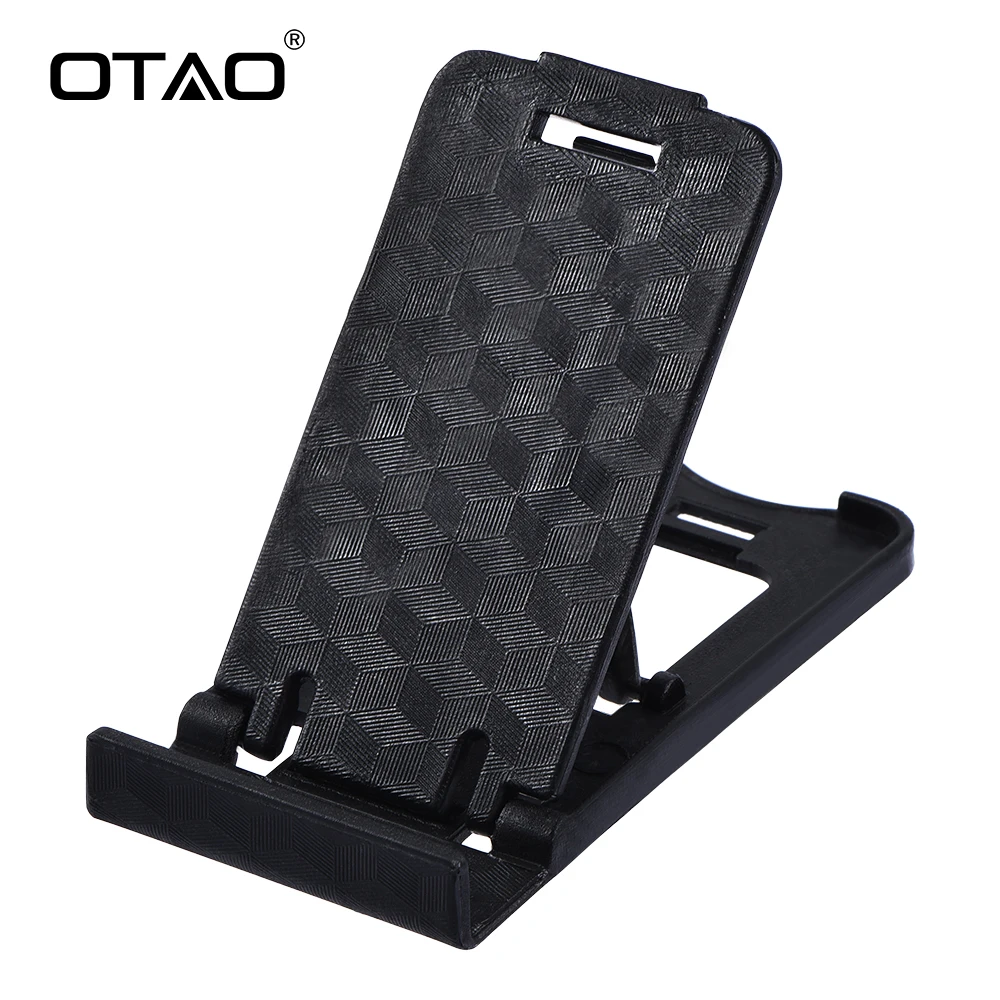 OTAO мини-держатель для мобильного телефона 3D мужская портативная Регулируемая универсальная Складная подставка для телефона для iPhone для samsung для всех телефонов