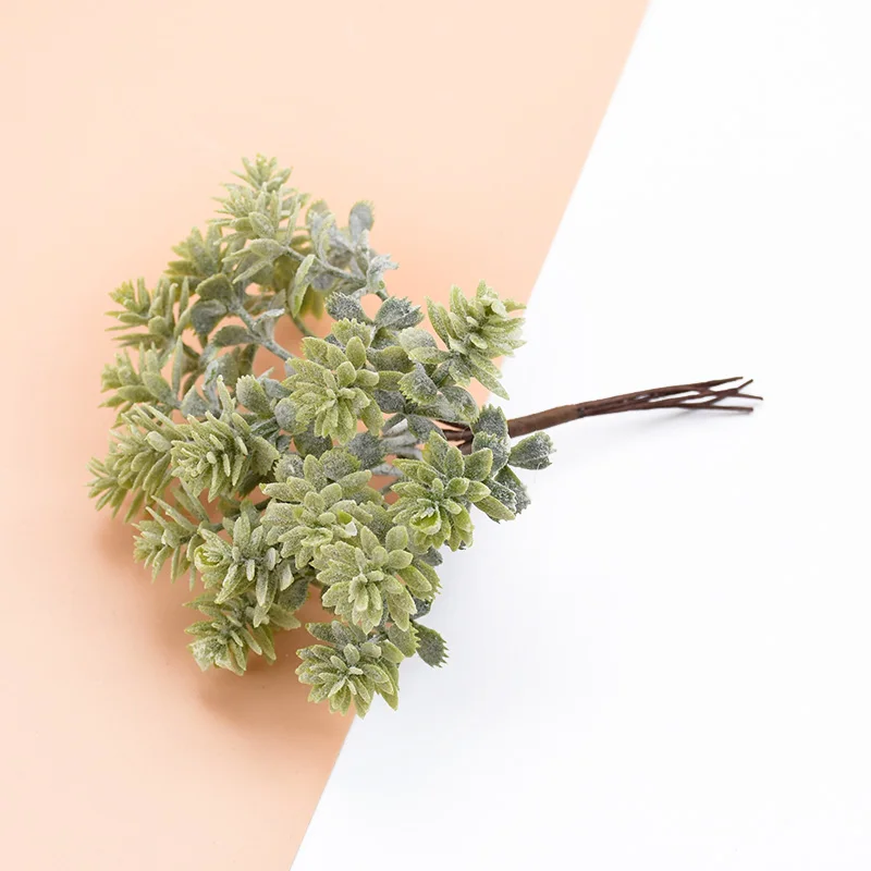 Искусственные растения, шелковые цветы, скрапбукинг, украшение для дома, комнаты, свадебного стола, искусственный пластиковый венок для рождественской елки, подарочная опора «сделай сам»