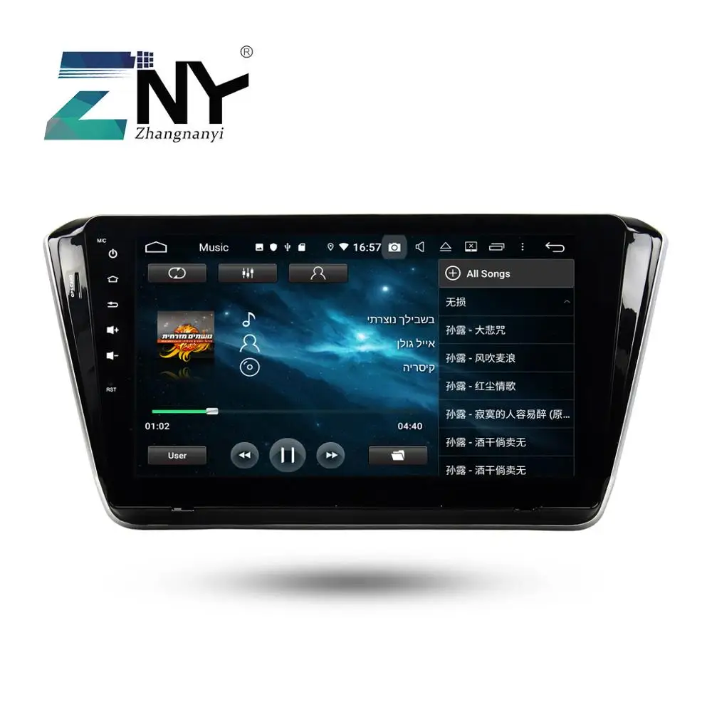 10 1 "ips Android 9 0 автомобильный стерео gps радио для Skoda Superb 2015 2016 2017 2018 +