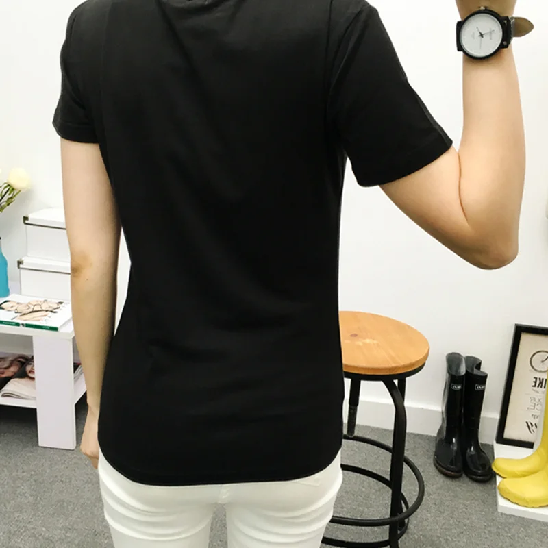 100% хлопок женская летняя синяя флуоресцентная футболка с аниме Snicker Grin