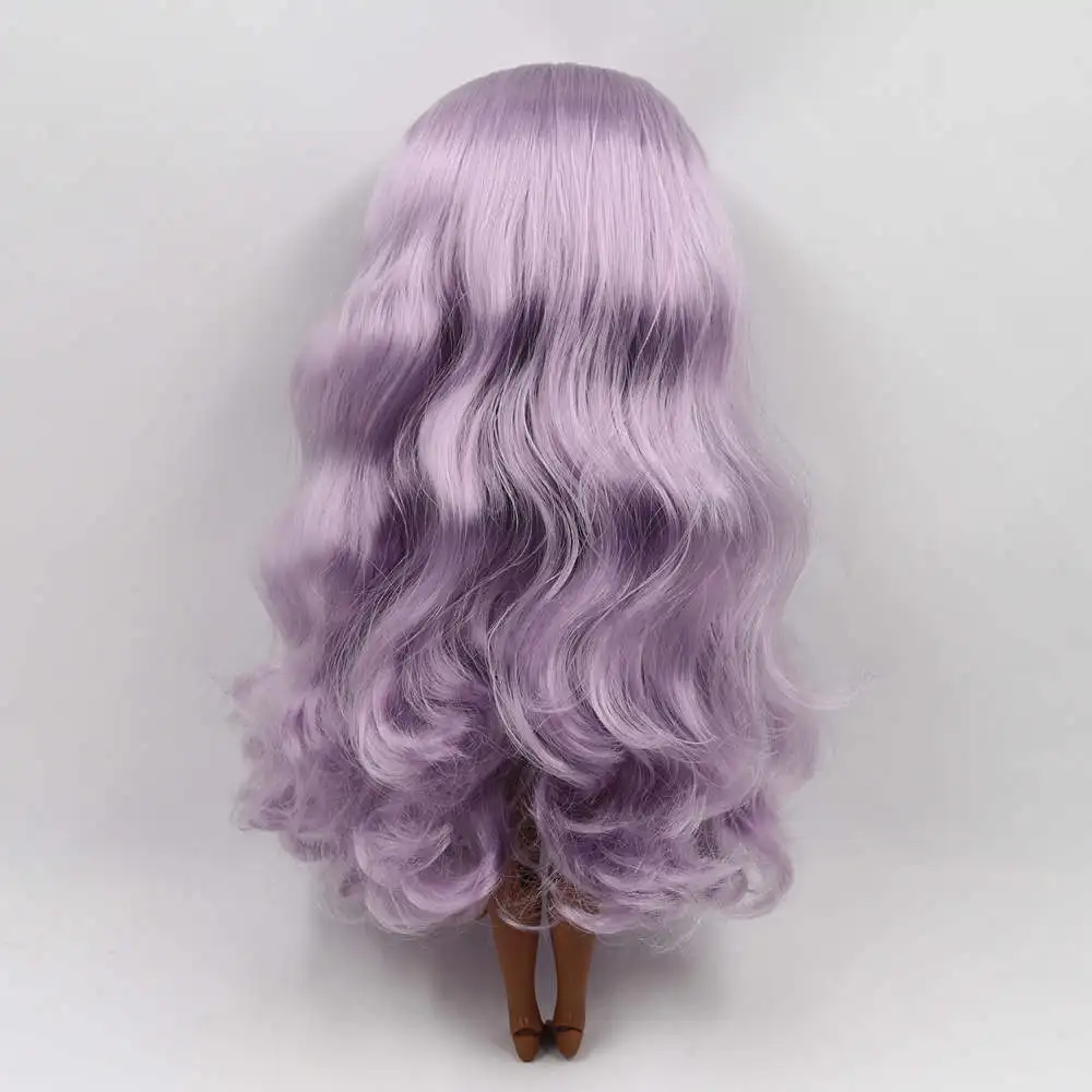 Красный Blyth 1/6, кукольные парики, рулон, кожа головы, горячие волосы, цвет с взрыва/без челки, бахрома, мягкие, разные стили волос, выберите кожу - Цвет: Красный