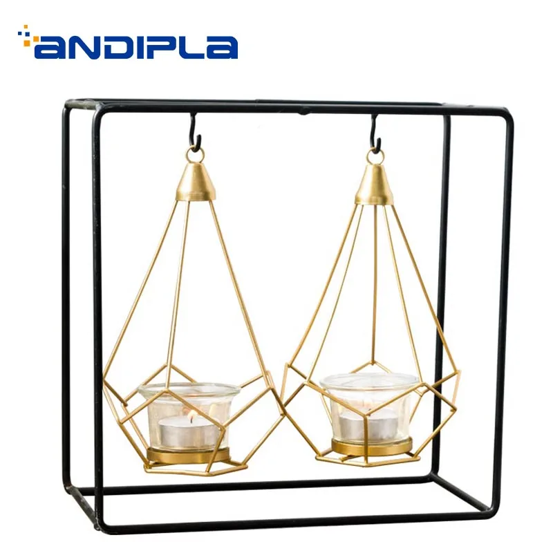 

Подсвечник в европейском стиле, металлический, железный, искусство, романтическая свеча, обеденный подсвечник, носветильник светильник, до...