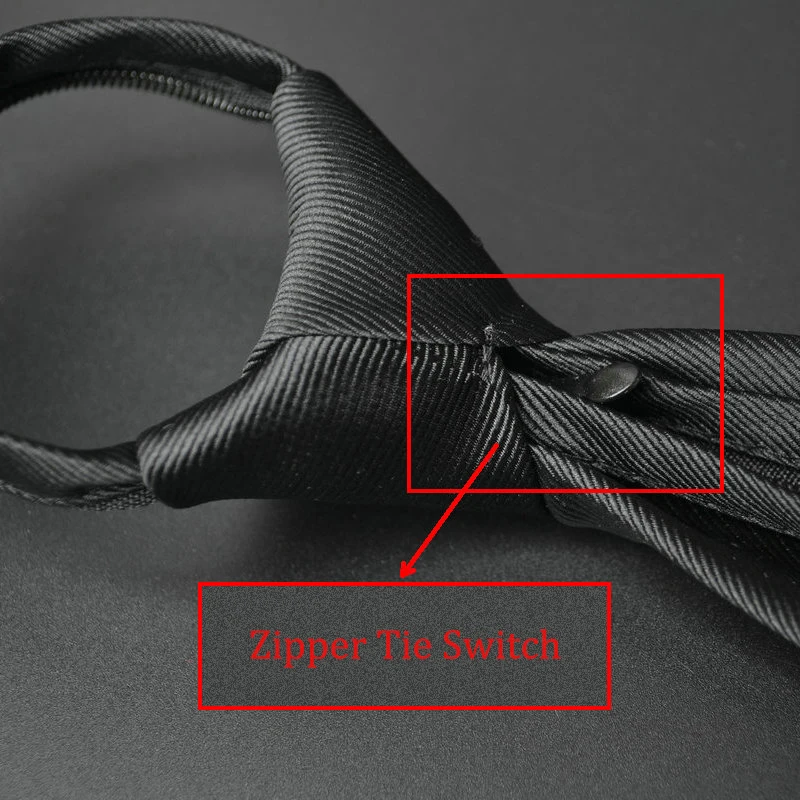 2017 новая мода 6 см обтягивающий галстук с молнией для мужчин выпускной церемония