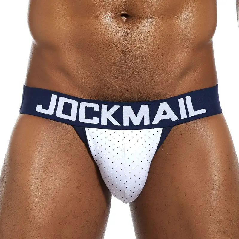 Бандаж JOCKMAIL мужской из хлопка пикантное нижнее белье бикини Трусы стринги для