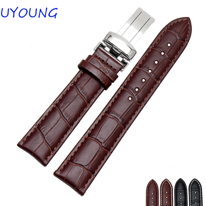 Ремешок из натуральной кожи для CASIO качественный мужской браслет наручных часов