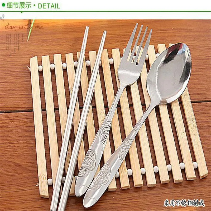 Fd5205 новые полезные Портативный Нержавеющая сталь Палочки китайские Вилы
