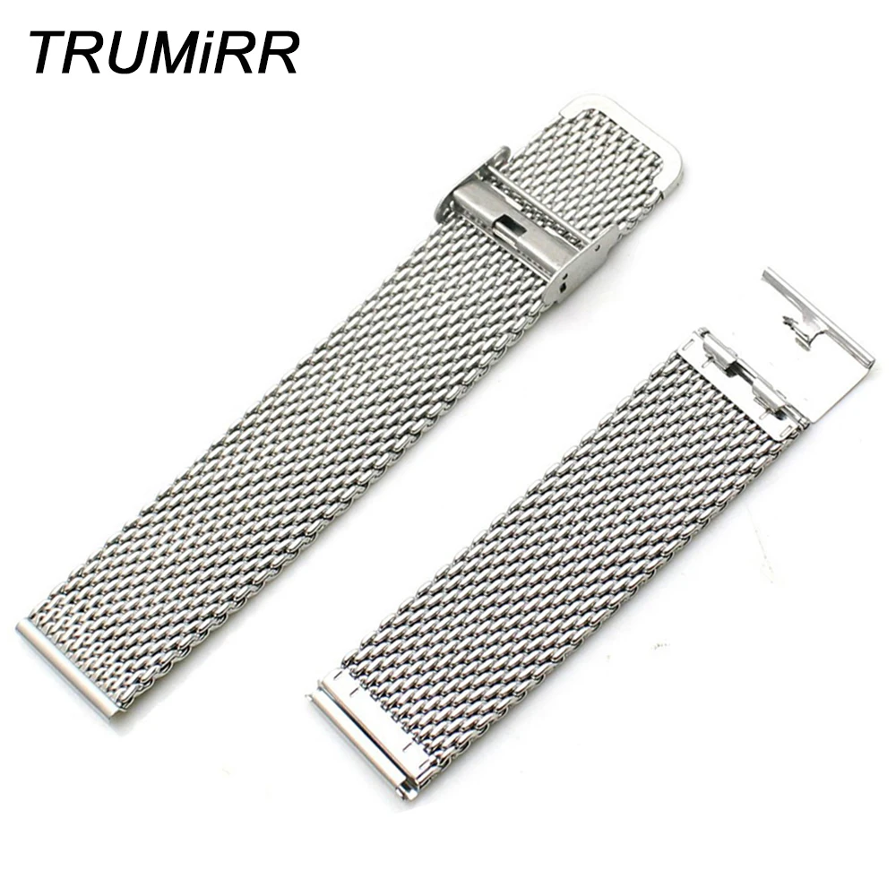 Ремешок для смарт часов из нержавеющей стали 22 мм ремешок Samsung Galaxy Gear 2 R380 Neo R381 Live