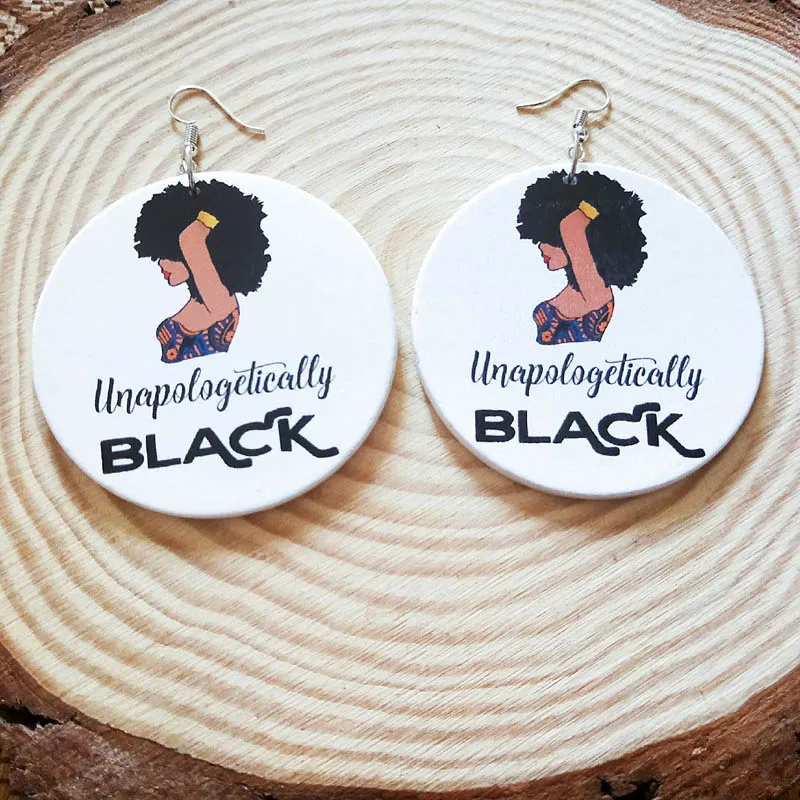 Woods Африка дикая природа таинственный дух &quotUnapologetically черный&quot буквы племени