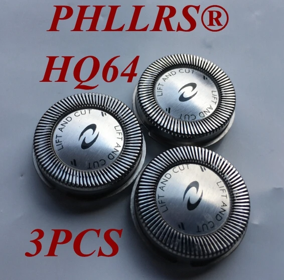 Сменные головки для бритвы PHILIPS HQ64 3 шт. HQ54 HQ5705 HQ5715 HQ5710 HQ6070 HQ6071 HQ6073 HQ7310 HQ7325|razor blade|razor