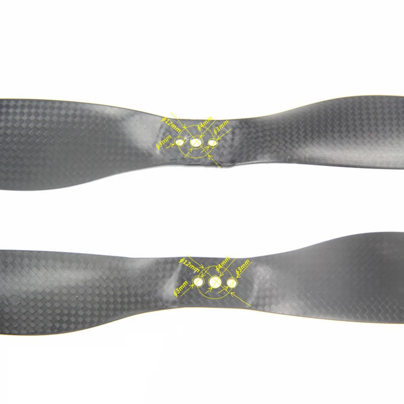 T-Motor 1355 13x5 5 дюймов 3K Пропеллер из углеродного волокна 13 &quotCW CCW CF Prop для