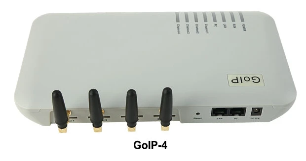 4 канала GOIP/GSM VOIP sip шлюзы, поддержка ВПН и IMEI изменение& SMS, 4 GSM чипы DBL GOIP4