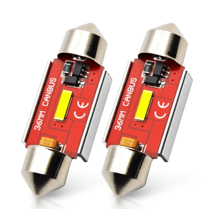 Safego 2 шт. Canbus C5W Автомобильный светодиодный фестон лампы 36 мм без ошибок 1SMD