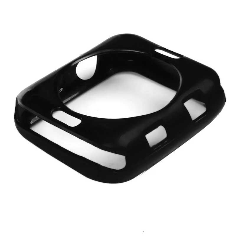 TURATA мягкий чехол для часов Apple Watch Case iWatch Series 2/3 42 мм цветная силиконовая рамка