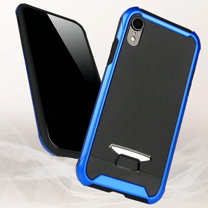 Сверхпрочный чехол от смешанного воздействия Прочный для Iphone X XR XS Max Жесткий ПК +