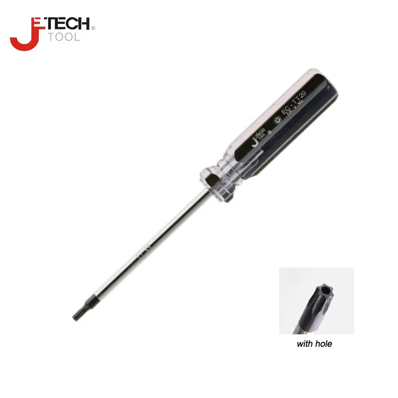 

Jetech 1pcs security 6 PT torx screwdrivers T6 T7 T8 T9 T10 T15 T20 T25 T30 w hole tamper resistant tamperproof screw driver