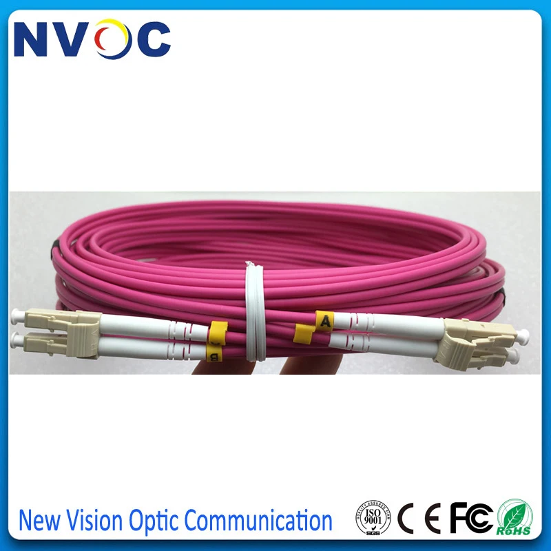 25 метров мм (OM4) DX 3 0 LSZH PinkJacket LCUPC Fiber ZipCord патч корд 25M LC Multi Mode OM3|Детали устройств