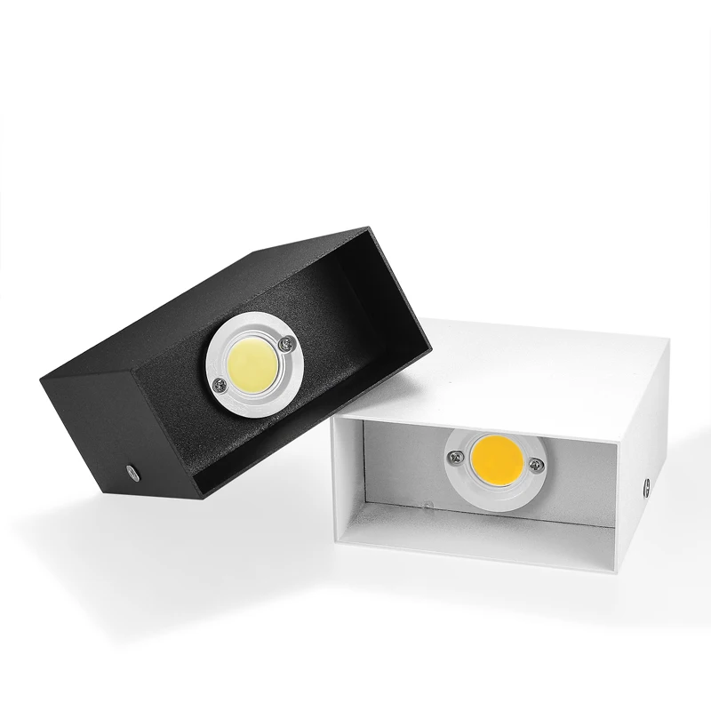 Светодиодный алюминиевый настенный квадратный светильник 6 Вт 110 В 220 В|Настенные