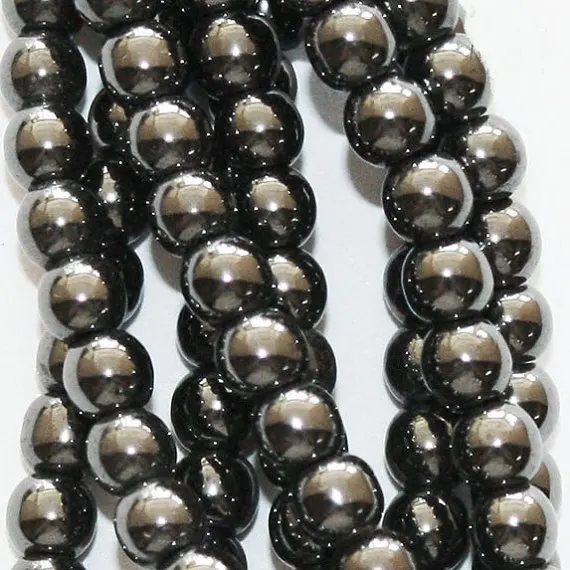 Гематитовые бусины круглые 4 мм полная прядь 16 &quot 110 бусин|beads mm|beads beadsbeads round |