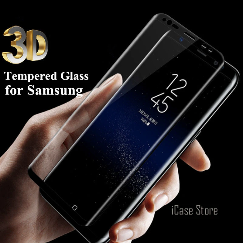 3D полный охват закаленное Стекло для Samsung Galaxy S8 плюс S7 Edge S6 J5 J7 J2 Prime 2016 A3 a5 2017 Экран