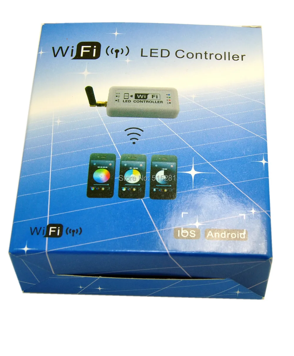 BSOD светодиодный контроллер беспроводной Wifi RGB Входная DC7.5 24V 12A для Светодиодные