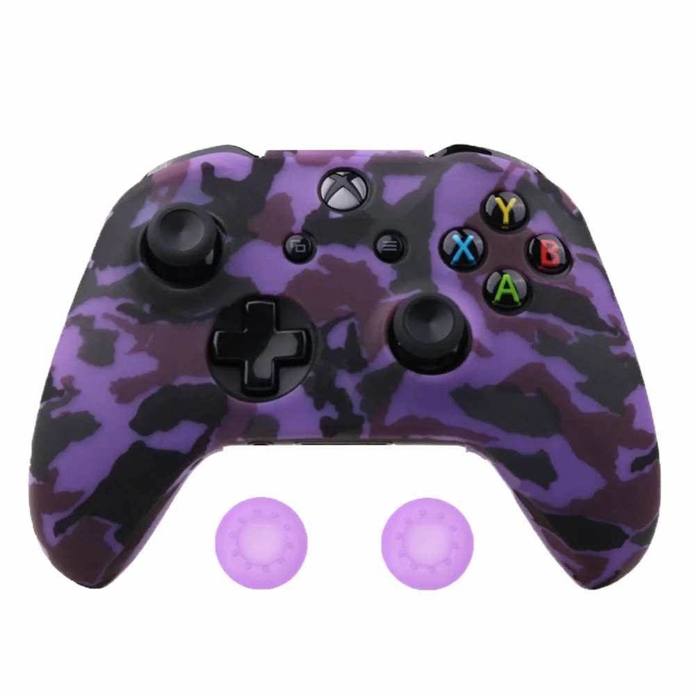 Силиконовый защитный чехол ZOMTOP для Xbox One X S, защитный чехол для контроллера, камуфляжный чехол с принтом для переноса воды
