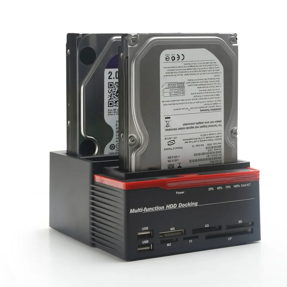 USB 3,0 до 2," 3,5" SATA IDE жесткий диск 3 слота HDD клон док-станция USB концентратор 2 ТБ 893U3ISC многоцелевой HDD док-станция