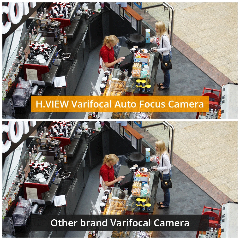 H.VIEW PoE IP камера 8mp H.265 CCTV ip камеры с питанием по POE s Металл 4X оптический зум