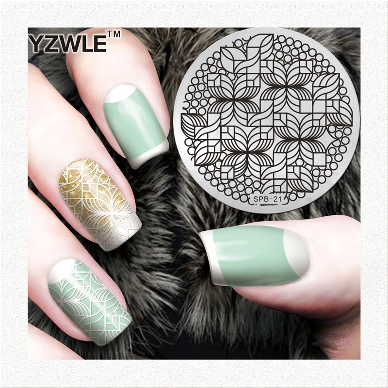 1 шт. штамп для ногтей из нержавеющей стали|image plate|nail stampstamping image plate |