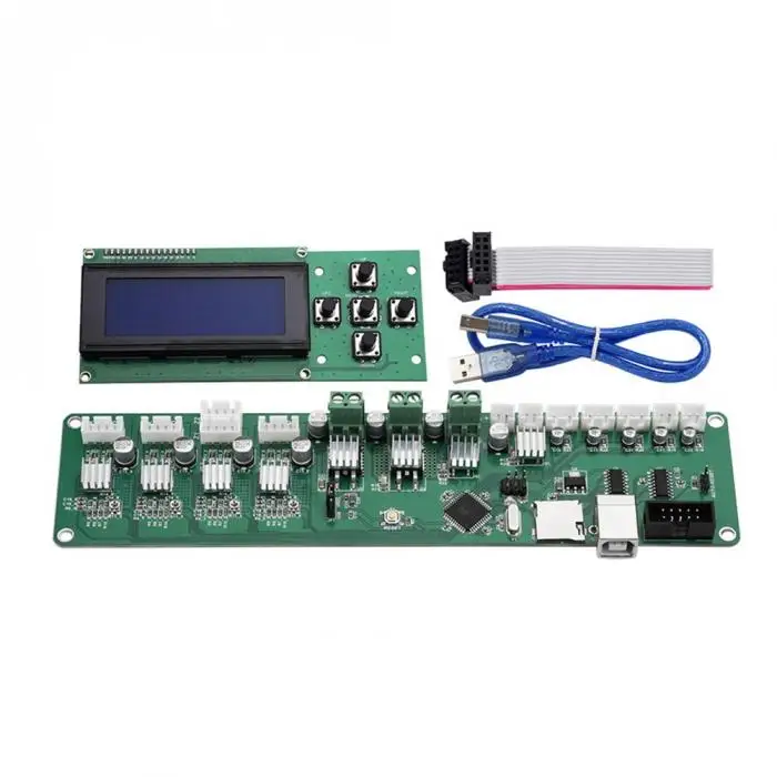 Плата управления Melzi 2,0 схема на основе печатной платы ATMEGA материнская плата с 2004 экранами наборы для 3d принтера ND998