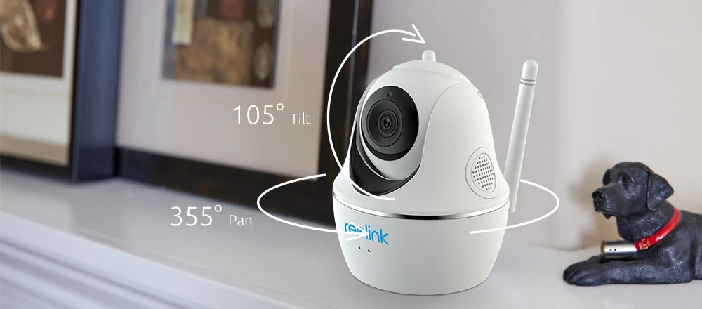 Reolink Радионяня Pan/Tilt Wi-Fi камера 2,4G/5G 4MP Full HD камера видеонаблюдения домашняя IP камера безопасности C1 Pro
