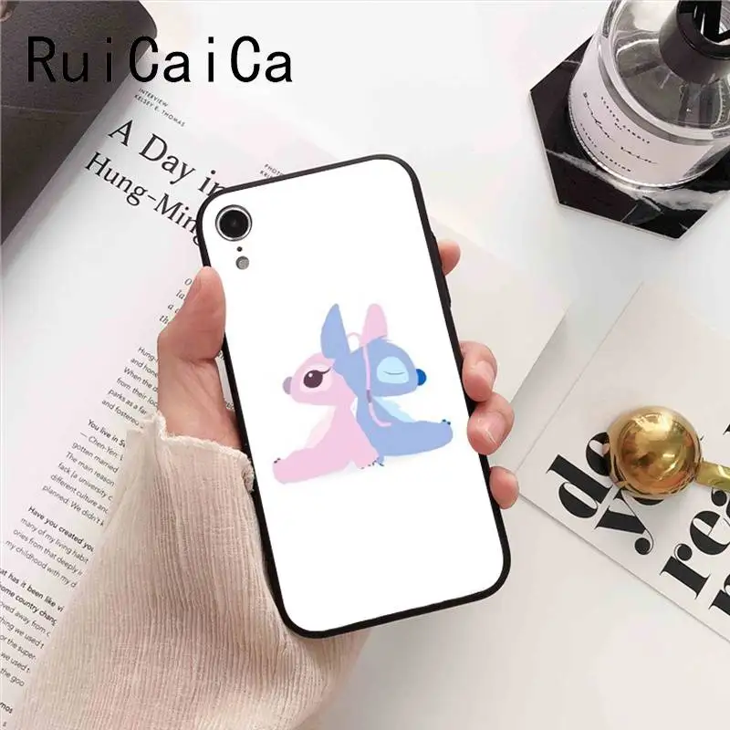 Ruicaica милый мультфильм Лило Ститч прекрасный пользовательский фото мягкий чехол