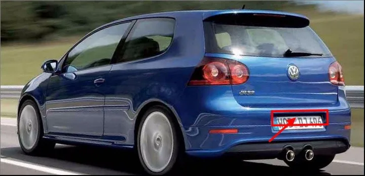 Liandlee устройство слежения за автомобилем Cauda лазерный свет для VW Volkswagen Golf 5 Plus/CrossGolf Cross Golf 2004~ 2008 модифицированные специальные противотуманные фары