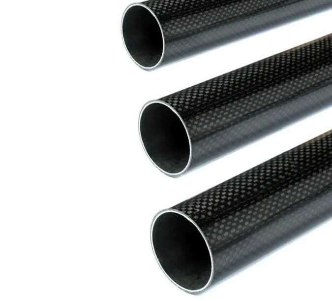 Бесплатная доставка 4 шт. 3K трубка из углеродного волокна 6/8/10/12/13/15 мм Длина 50 см